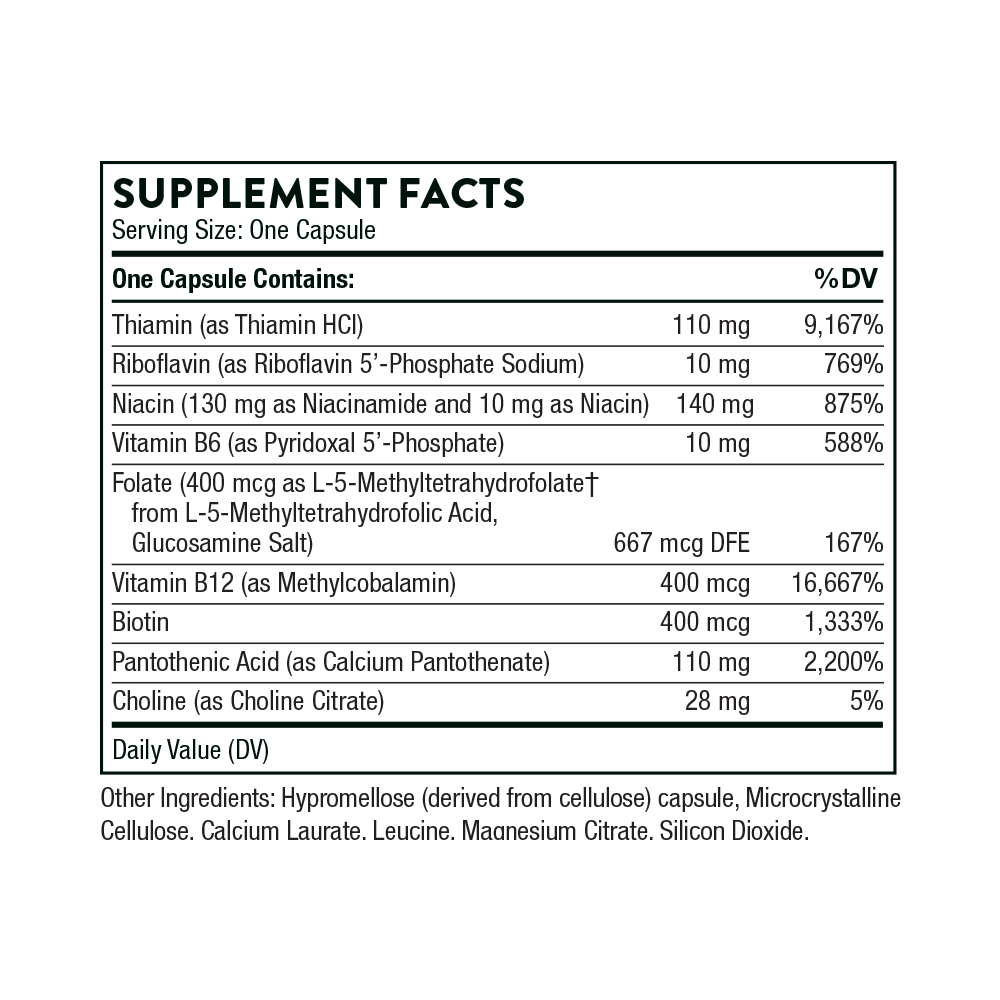 Basic B Complex ingredient highlight
